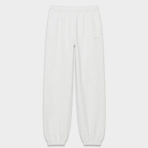 NWOT Aritzia Cozy Sweatfleece Mega Jogger Size Medium/Long Heather Cloud White